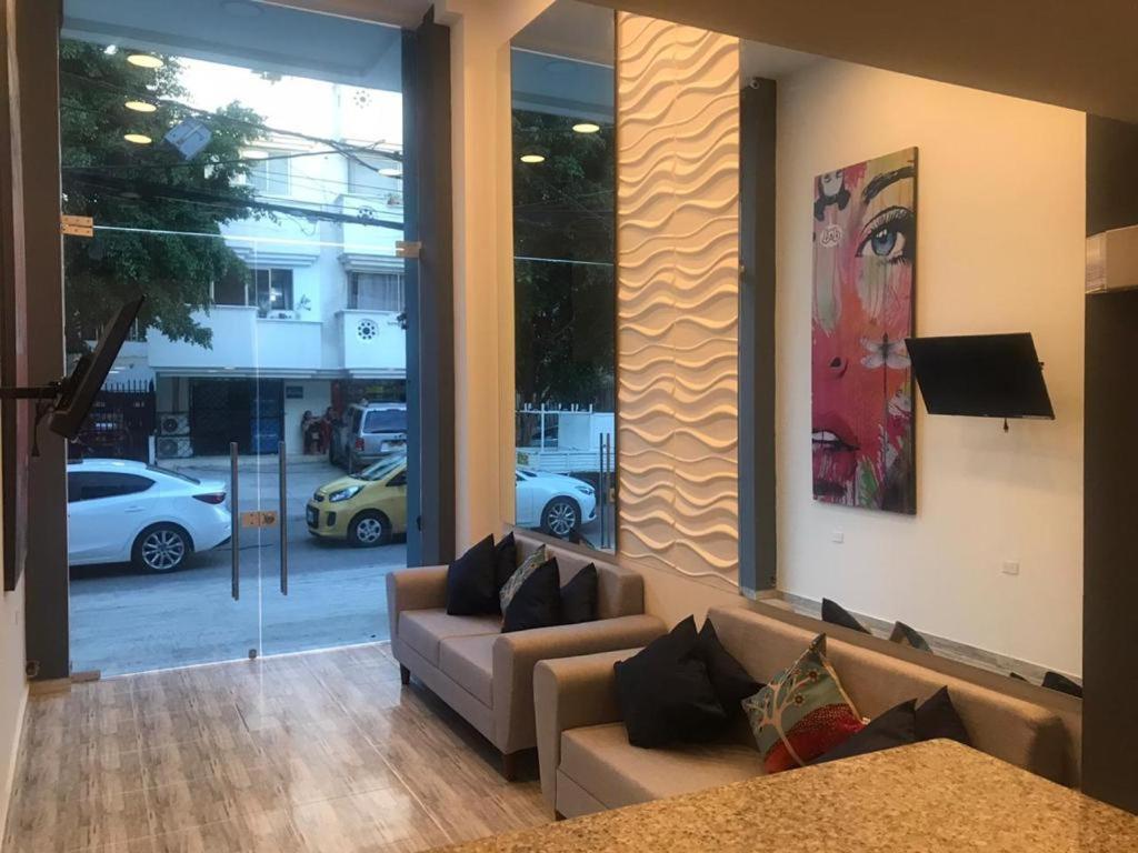 Aparta Estudio En El Edificio Bahia 79 Apartasuites Cartagena Dış mekan fotoğraf