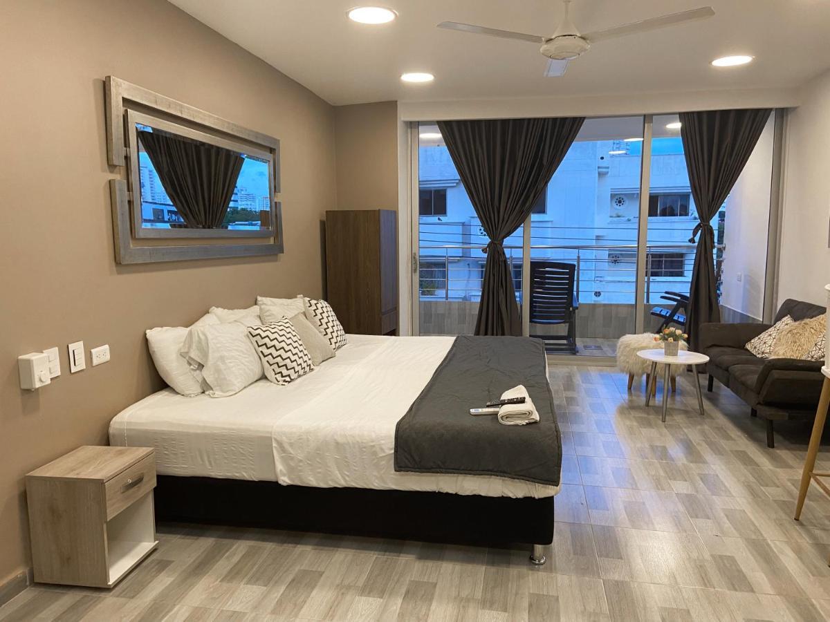 Aparta Estudio En El Edificio Bahia 79 Apartasuites Cartagena Dış mekan fotoğraf